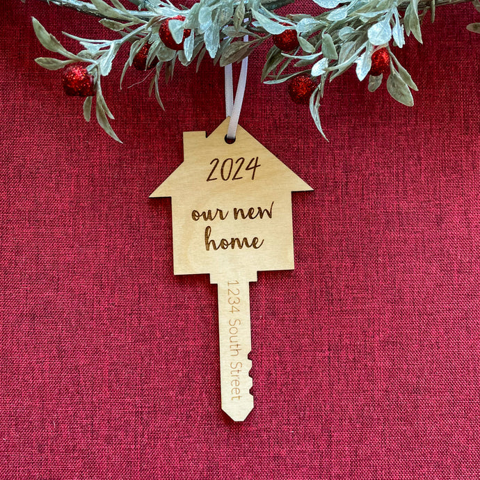 Our New Home Key Ornament