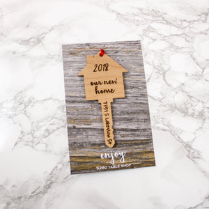 Our New Home Key Ornament