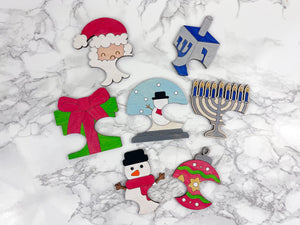 Winter Holiday Center Accessories for Interchangeable Gnome