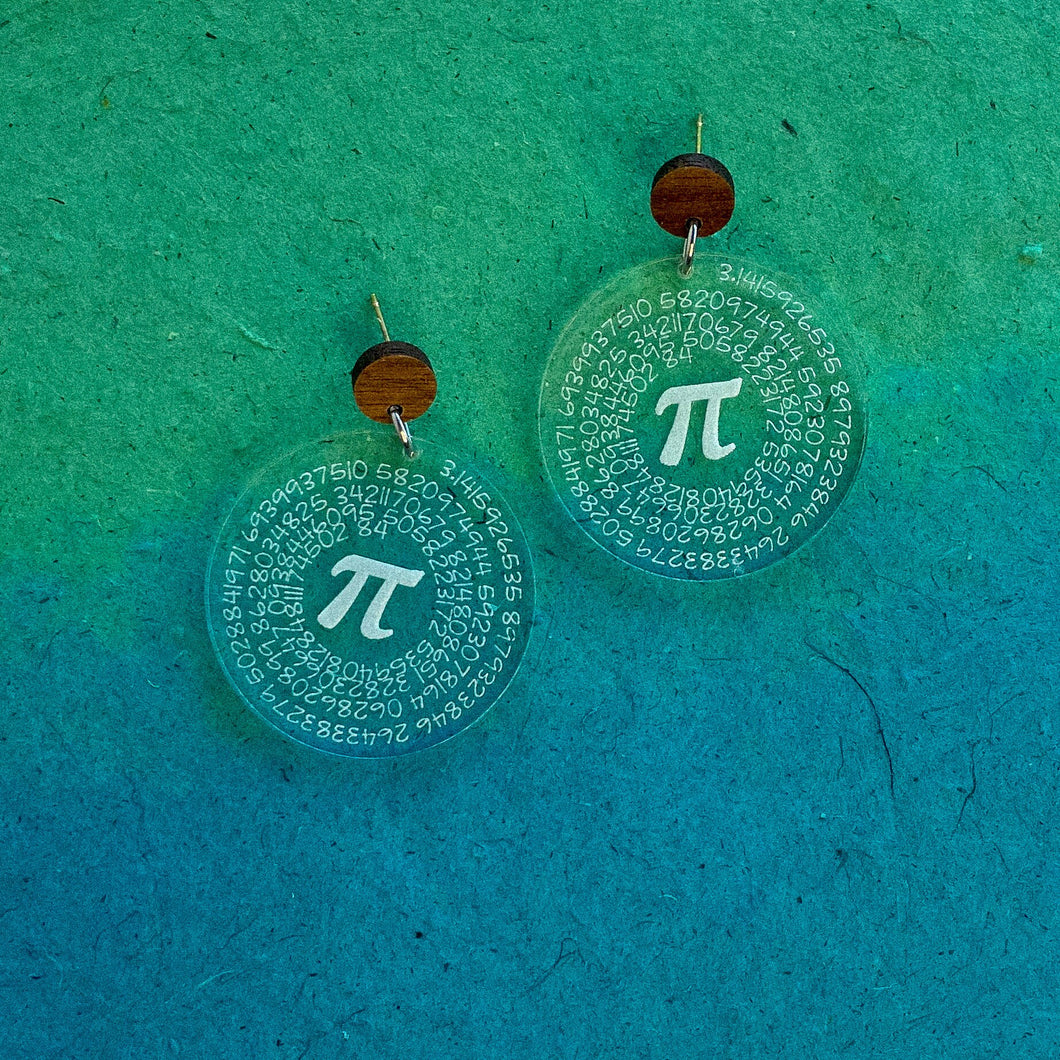 Pi Dangle Earrings